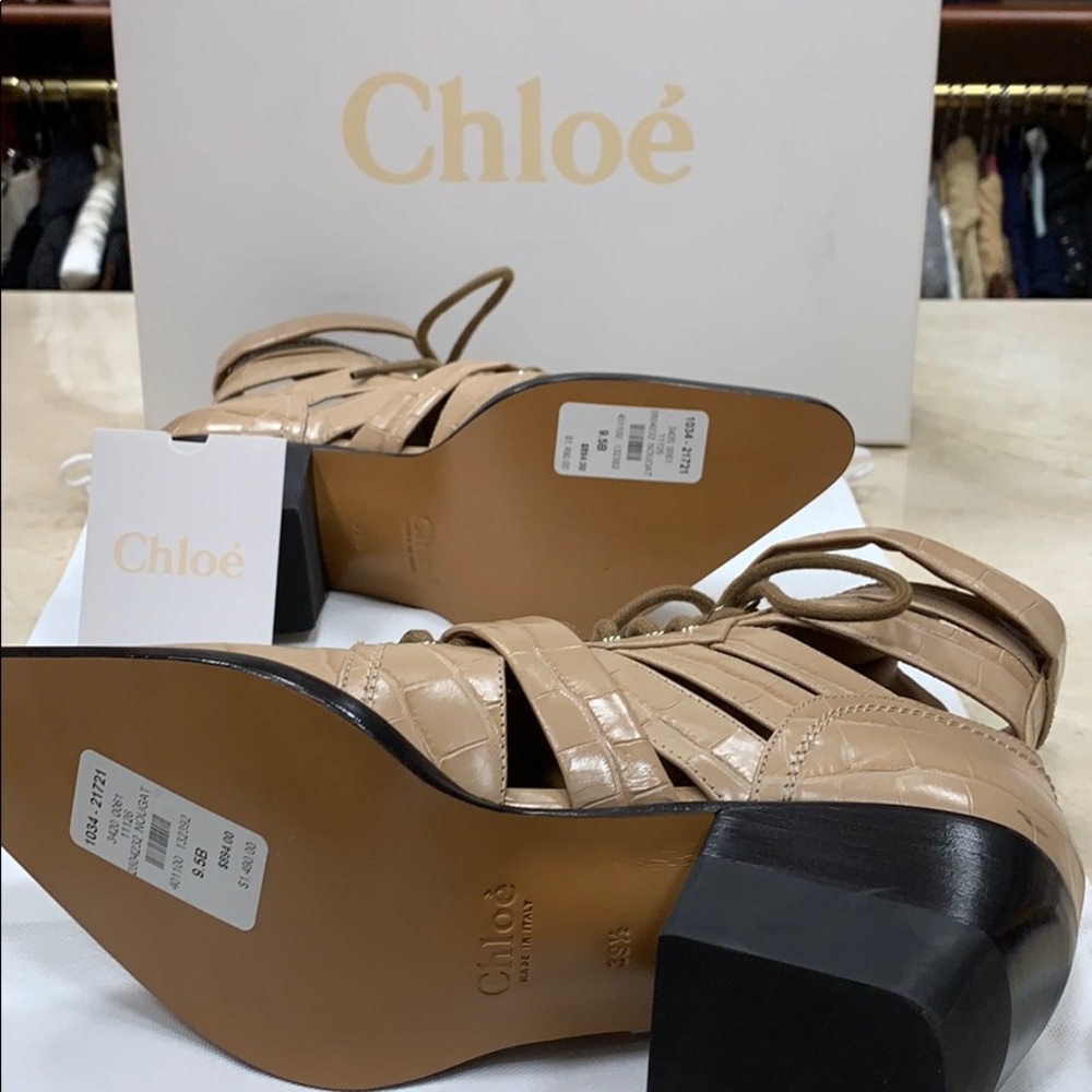 ❌❌SOLD❌❌CHLOE 60MM RYLEE LACE UP COMBAT BOOTS - Picture 6 of 8